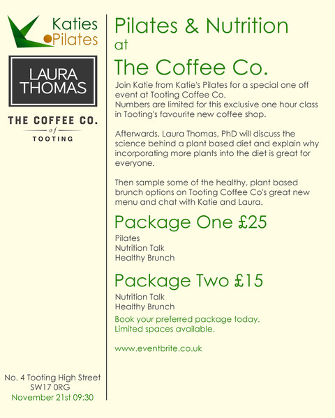 Pilates & Nutrition Brunch in Tooting