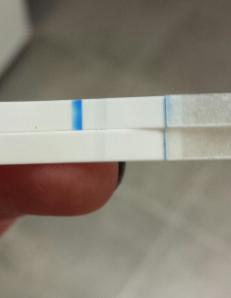 Two faint positives and negative clear blue
