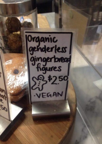 to throw my gingerbread on the floor because somebody ate the legs?