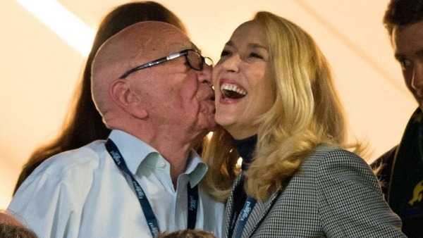 to be a bit surprised by the Jerry Hall/Rupert Murdoch hook up?!