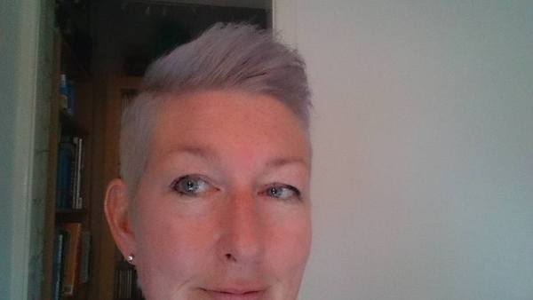 chopping off all my hair...