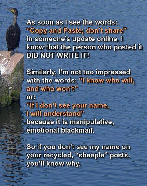 AIBU to be pissed off when I read this sort of post on fb?