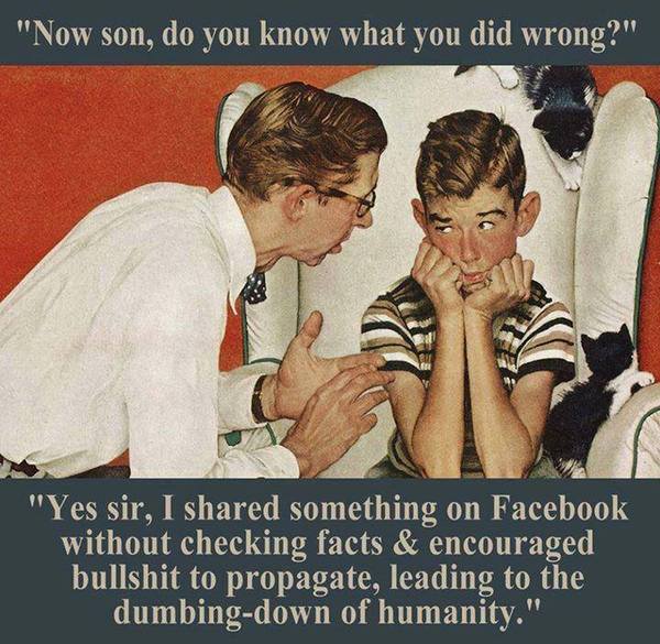 To wonder why people repeat myths on the internet without checking