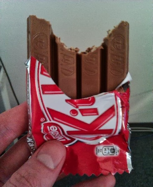 To think you bite WITH the ridges, not against!