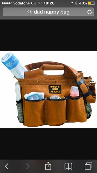 Changing bag for a new daddy