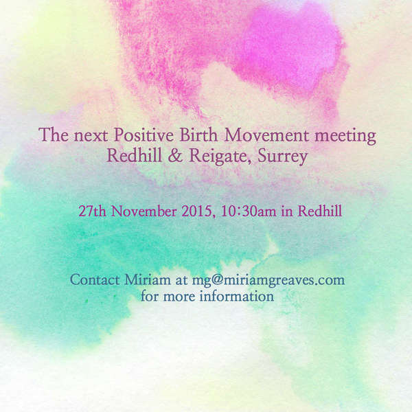 Positive Birth Movement Redhill & Reigate