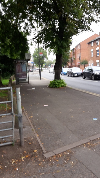 To get annoyed at cyclists in the middle of the road