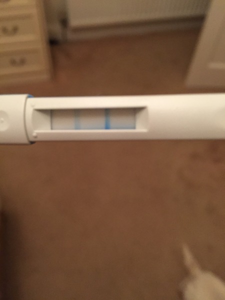 Is there a faint line?