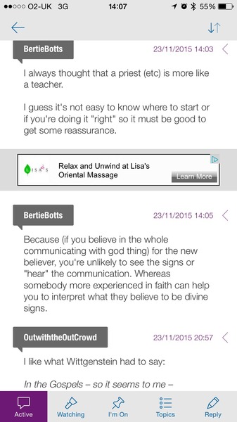 Ads on iPhone app