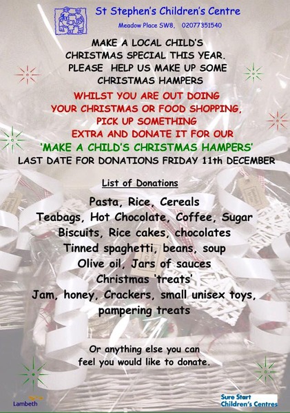 Charity giving this Christmas