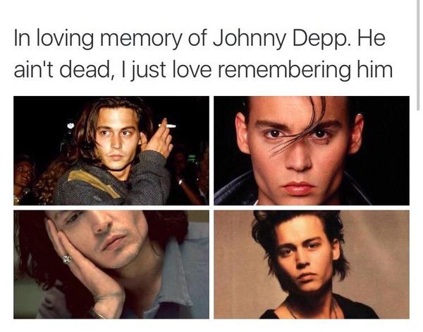 to think that Johnny Depp doing an aftershave ad is just wrong