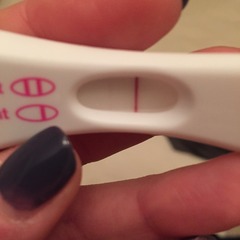 Is there a faint line?
