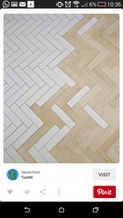 Seamless flooring with wet UFH in some areas