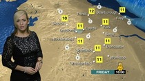 To wonder why weather presenters seem to wear evening wear to present the weather?