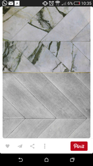 Seamless flooring with wet UFH in some areas
