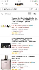 Looking for those perfume selection box things...