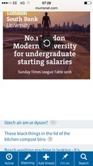 Massive advert making it hard to use MN