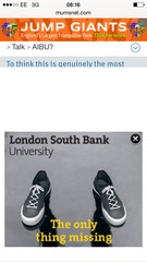 Massive advert making it hard to use MN