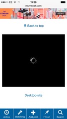 Stupid advert struggling to load and spoiling MN
