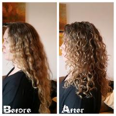 curly hair hairdresser in London?