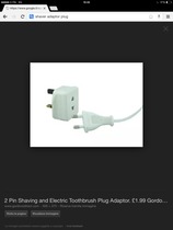 To ask if anyone who has a braun handblender can check the plug for me?