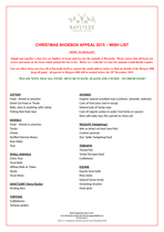 Mid Sussex Christmas Appeal struggling