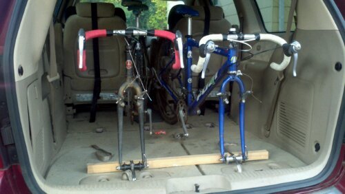 Do you lift your bikes onto the top of the car?