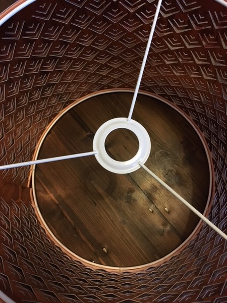 Really incredibly stupid question about hanging a pendant lampshade