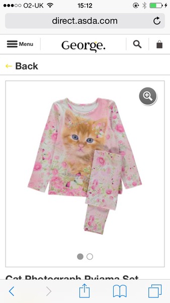 how hard is it to find pyjamas with cats on?
