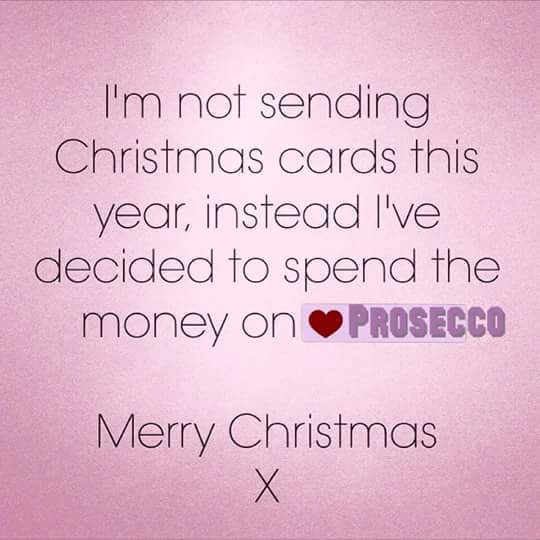 Not sending Christmas cards because 'she couldn't tear herself away from the giggles for even a moment'