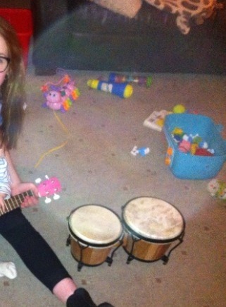 Orb in picture looks like son