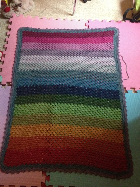 Anyone fancy helping choose colours for a baby blanket?