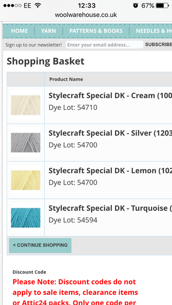 Anyone fancy helping choose colours for a baby blanket?