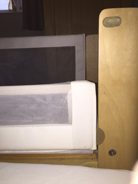 NCT ADMIT BEDNEST COT IS DANGEROUS WHEN SIDE HALF DOWN