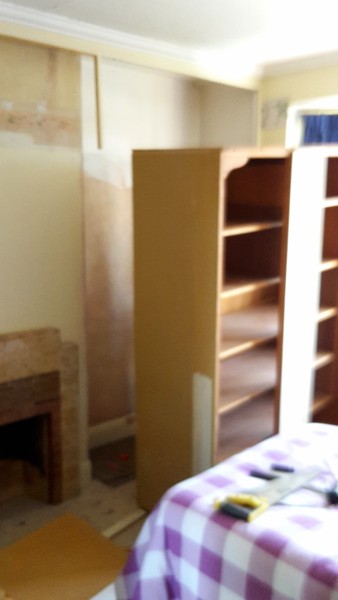 Removing fitted furniture