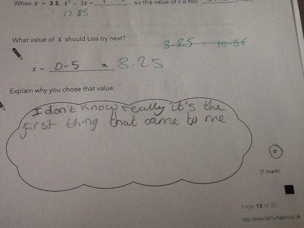 Funniest things kids have said in class