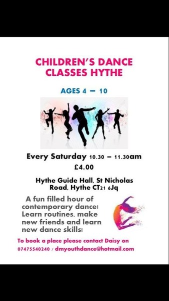 Saturday morning classes in or around Hythe