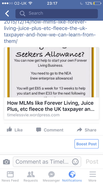 MLM bot watch - Discussion of the network marketing companies Forever Living, Herbal Life, Juice Plus etc as a pyramid scheme or scam