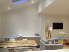 velux in a new pitched roof, is your ceiling pitched as well or flat