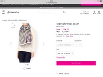 I could do with some help - scarf for DM Christmas present - specific requirements.