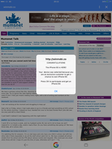 Help me stop this coming up when on mumsnet
