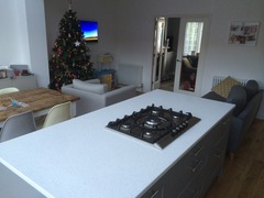 Quartz work top suitable for big family