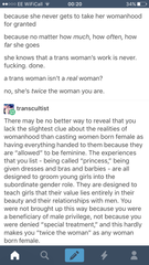 How a man becomes a woman. Daily Mail article.