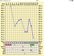 Any temping experts fancy having a look at my chart?