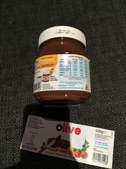 Nutella Jar and free label!