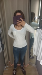 So sick of tops changing shape after a couple of washes!
