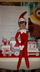 Does anyone else do elf on the shelf? DD would love to see what yours are up to!