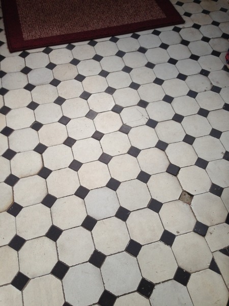 How to clean these porch tiles?