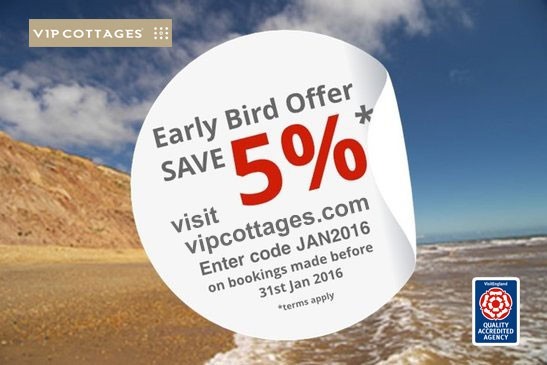 5% discount off Isle of Wight Cottage Holidays & discount solent ferry booking - VIP Cottages