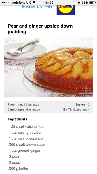 I have this in the oven ...